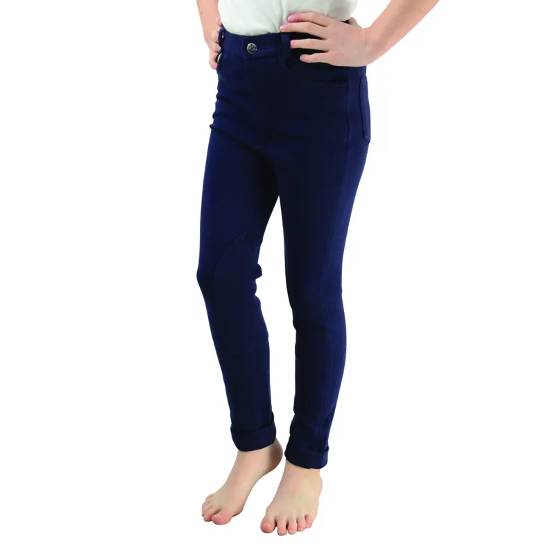 Hy Equestrian Melton Children's Jodhpurs - Navy